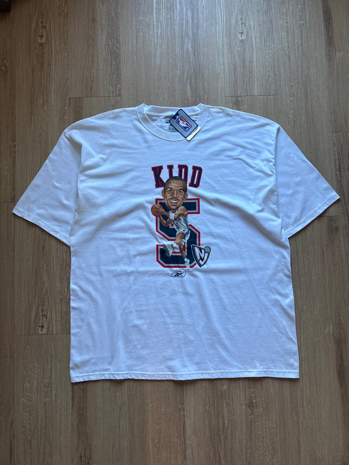 Vintage Reebok New Jersey Nets NBA Jason Kidd Tee