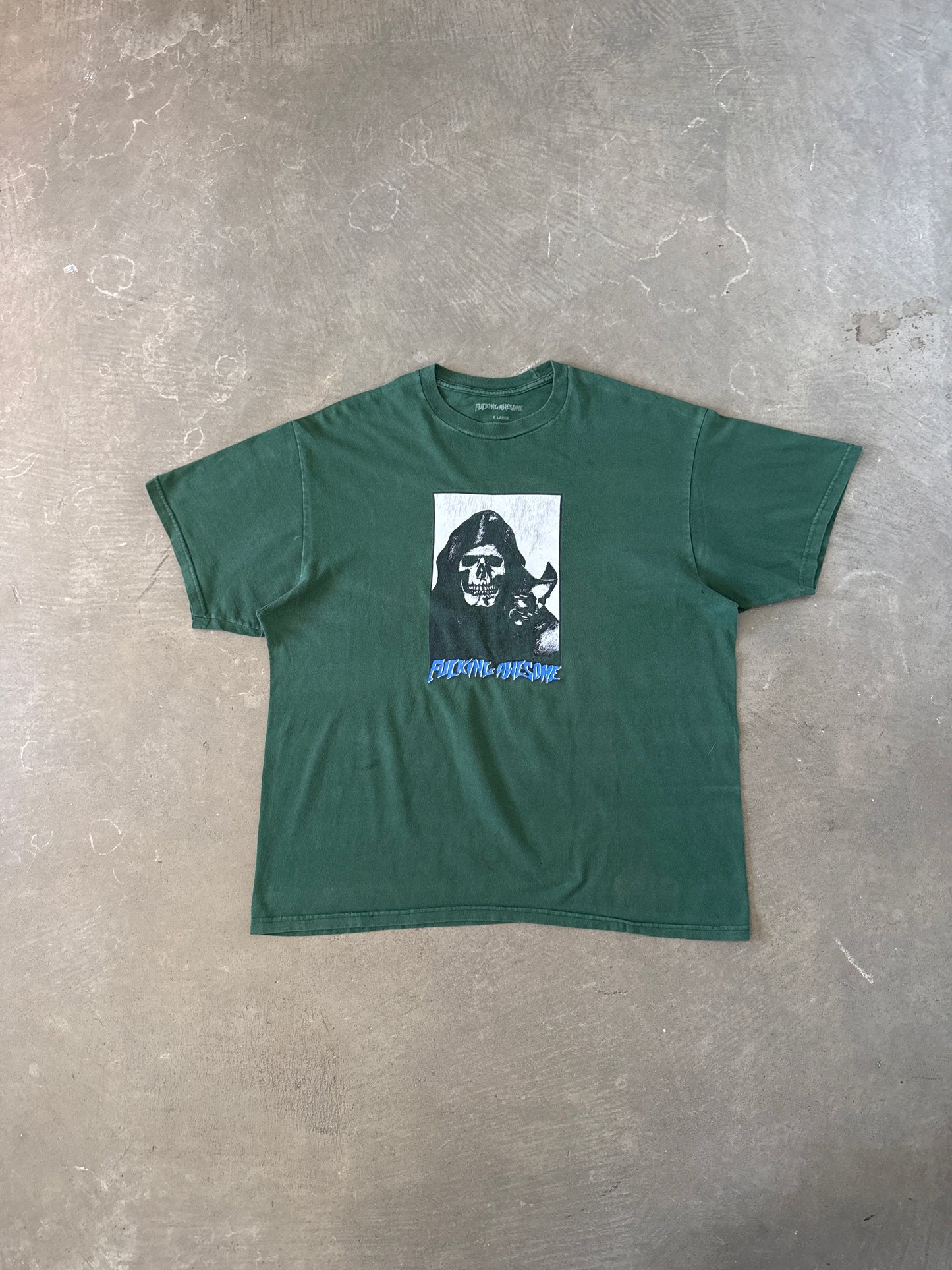 Fucking Awesome Santana Forest Green Tee