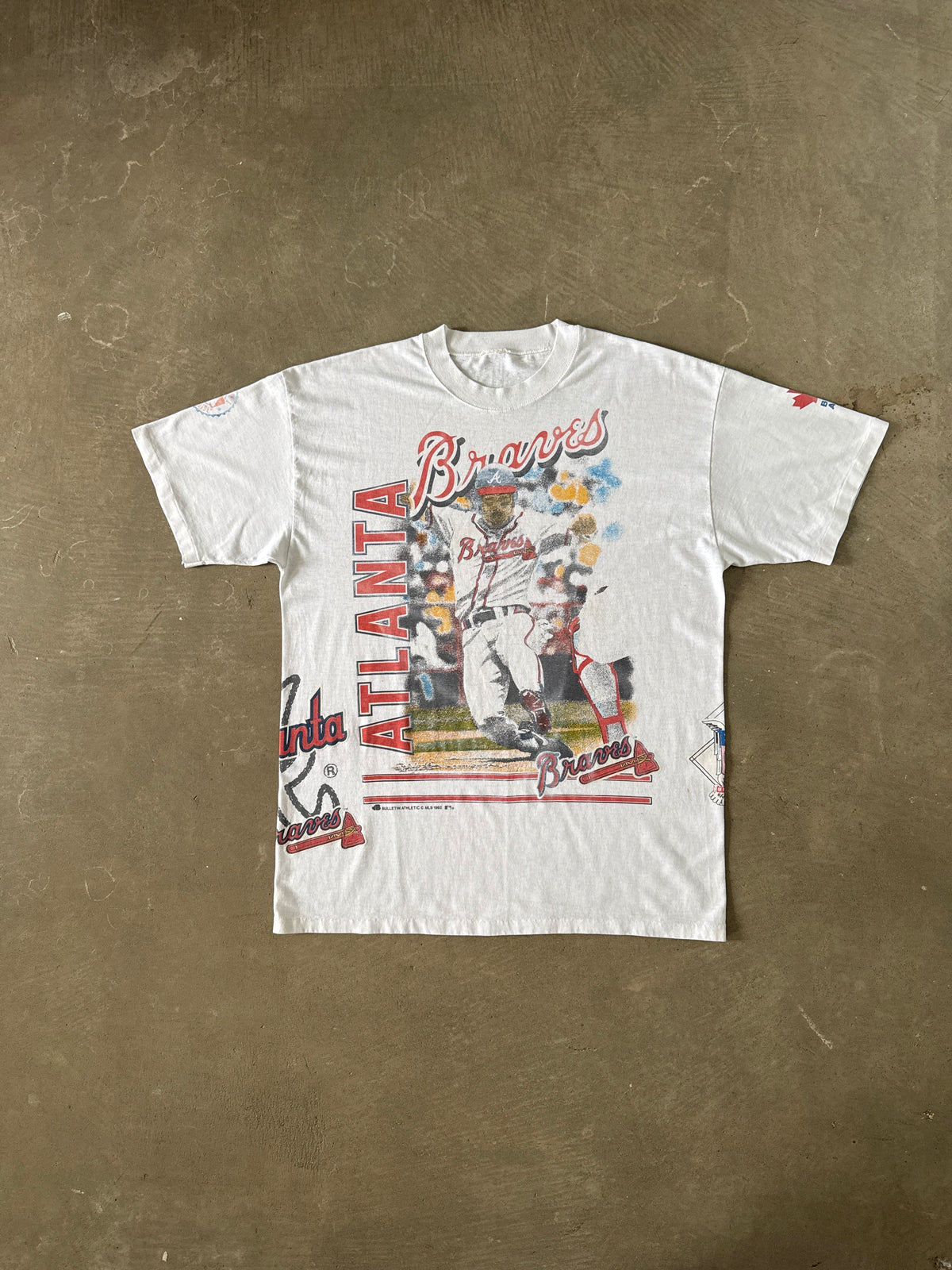 Vintage 1992 MLB Atlanta Braves Wrap Around Tee