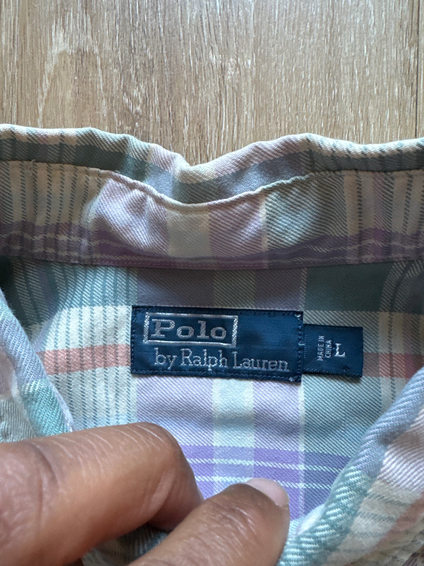 Vintage Polo Ralph Lauren Plaid Button Up Shirt