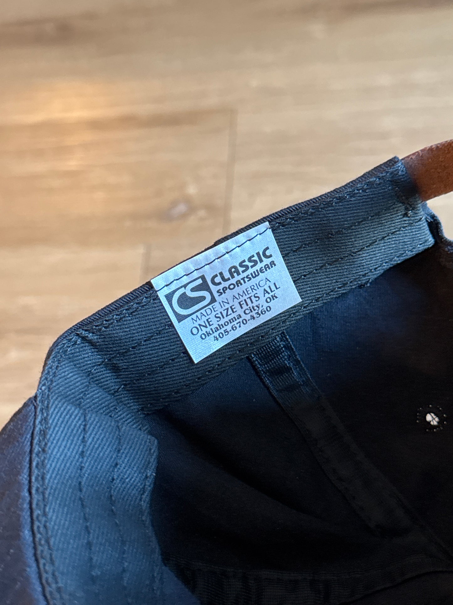 Vintage Collegiate Sportswear North Carolina State University Wolfpack Leather Strap Back Hat