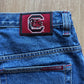 Vintage 90s Team Jeans University Of South Carolina Gamecocks Blue Denim Jeans