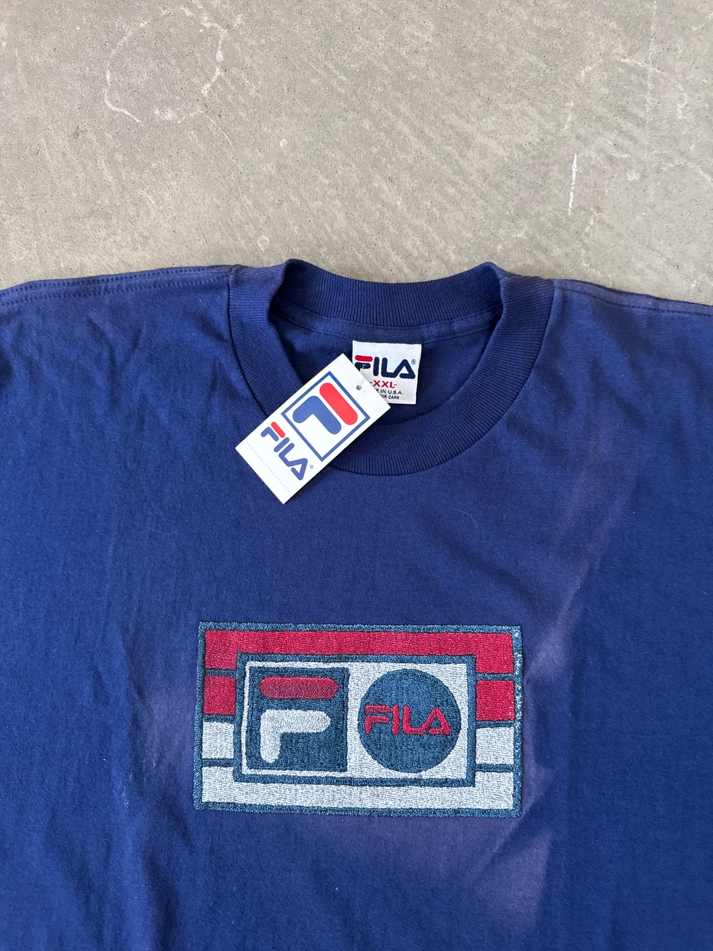 Vintage Fila Heritage Logo Tee