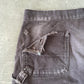 Vintage Carhartt Distressed Faded Brown Double Knee Cut Off Shorts