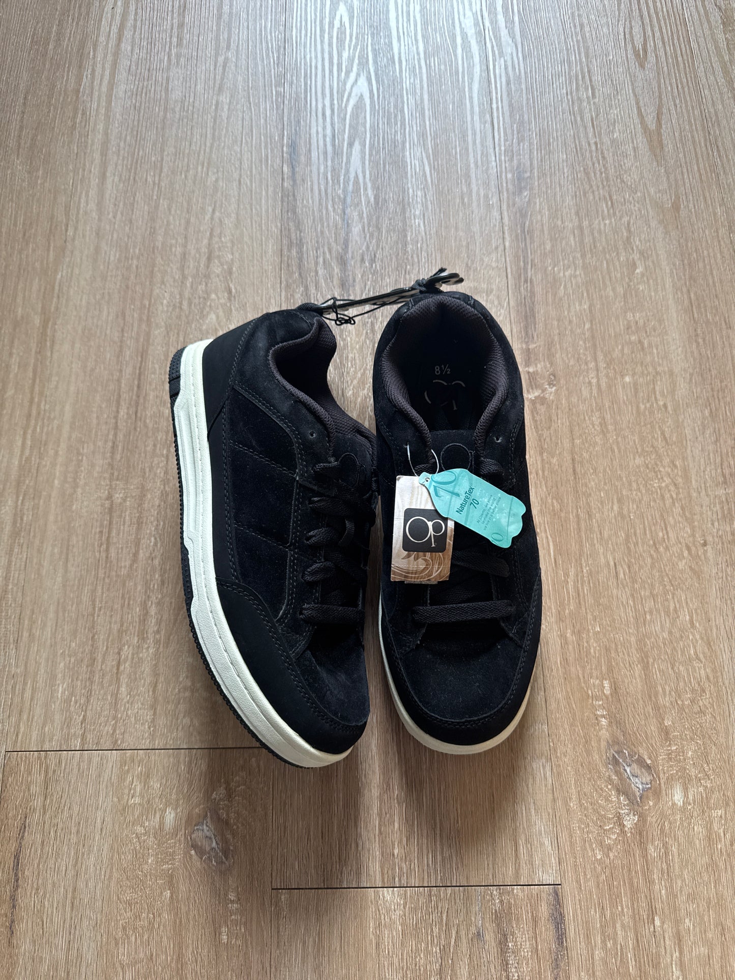 Ocean Pacific Black Suede Bulky Skate Shoes