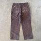 Vintage Carhartt Faded Brown Double Knee Carpenter Pants