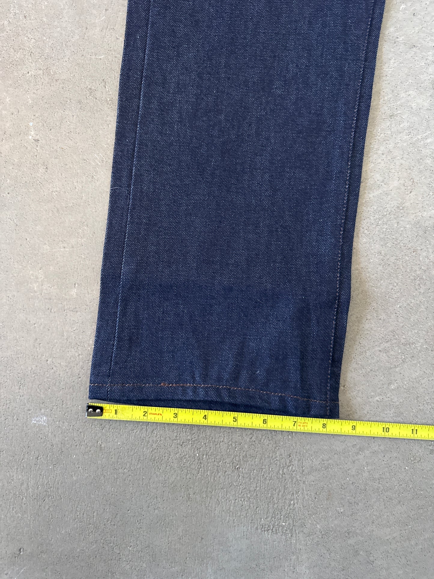 Evisu Embroidered Japanese Yellow Dog Art Salvage Denim Jeans