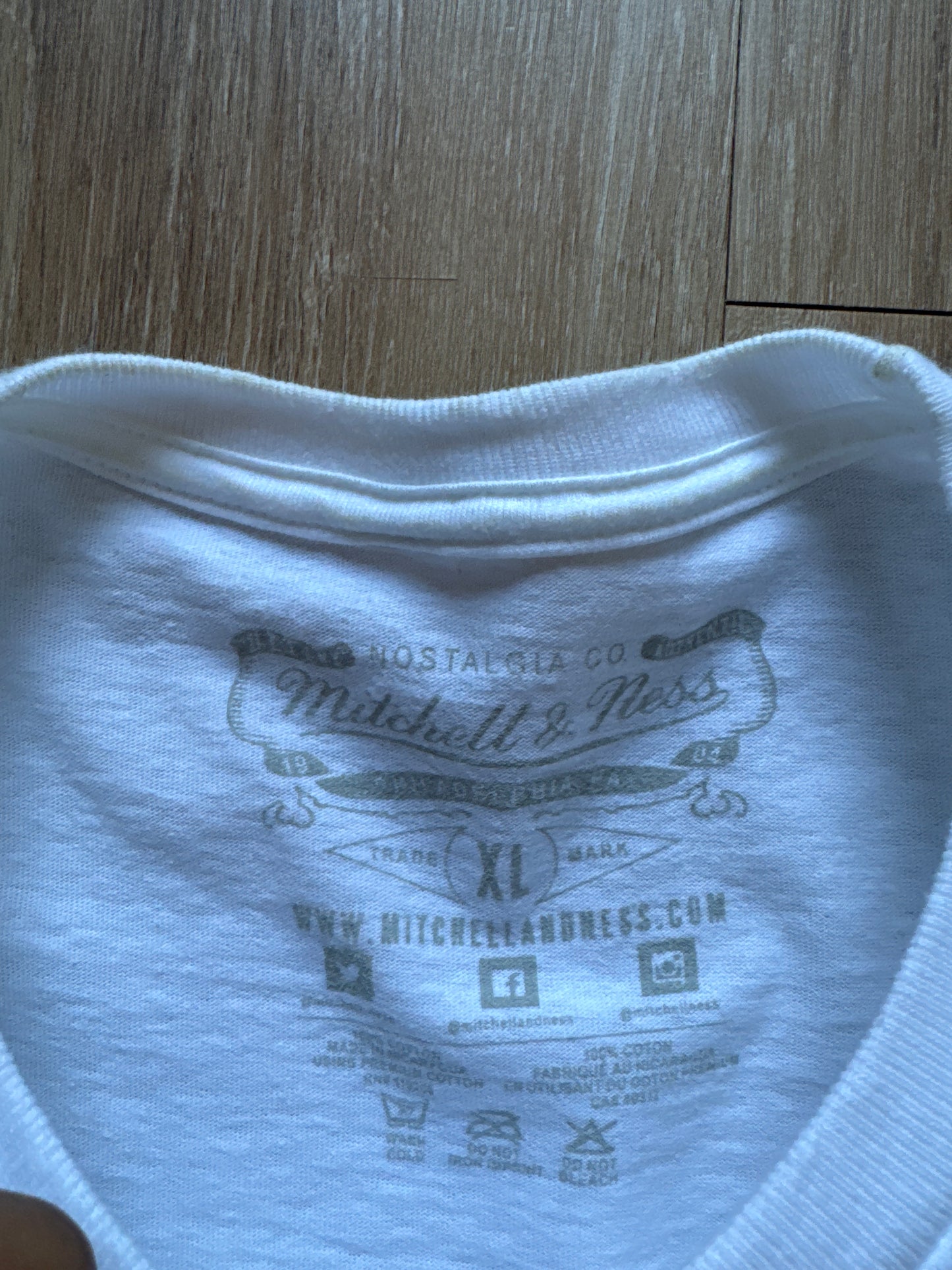 Mitchell & Ness Hardwood Classics Shaquille O'Neal Los Angeles Lakers Player Burst Tee