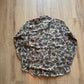 Vintage 80s Duxbak Duck Camo Distressed Button Up Shirt