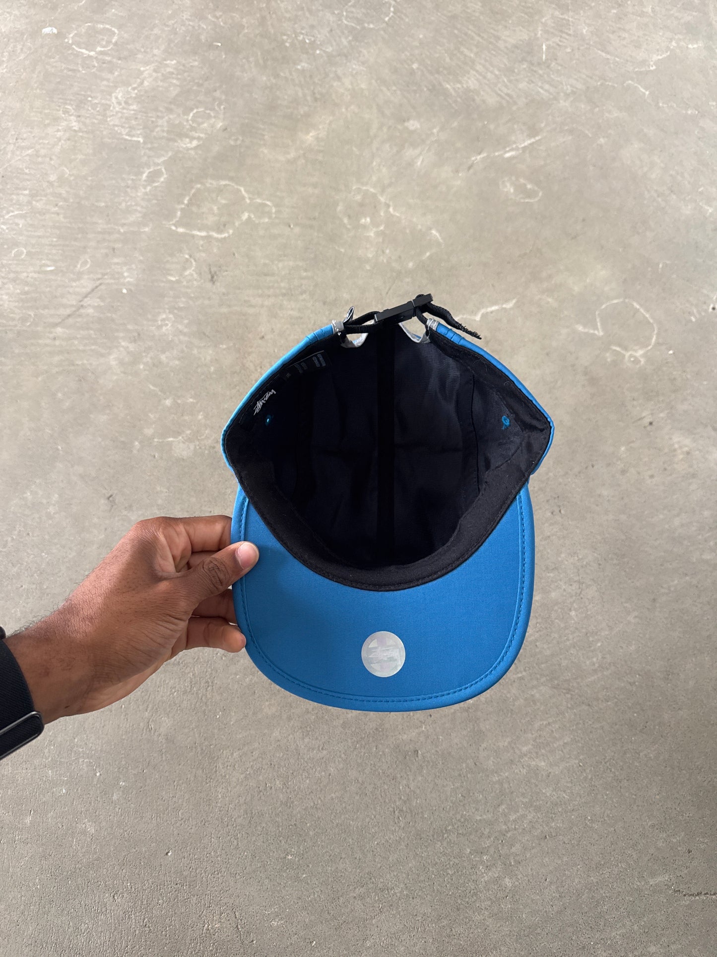 Stussy 5-Panel Blue Strap-Back Hat