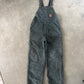 Vintage Carhartt Olive Green Quilted Lined Overalls