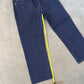 Evisu Embroidered Japanese Wave Art Salvage Denim Jeans