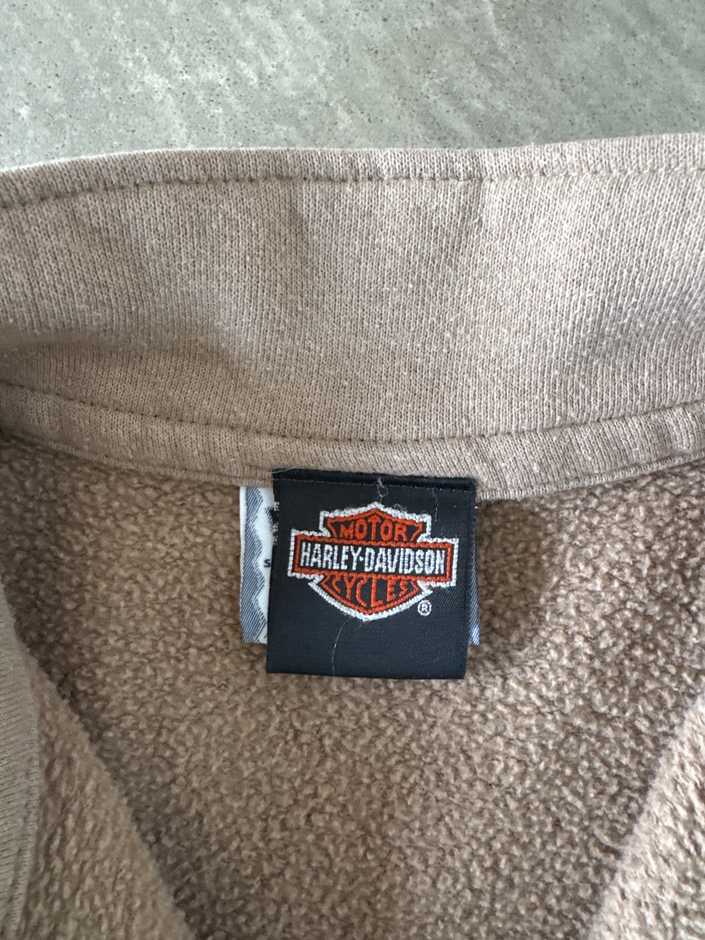 Vintage Harley Davidson Haven Cayce, SC Quarter Zip Pullover