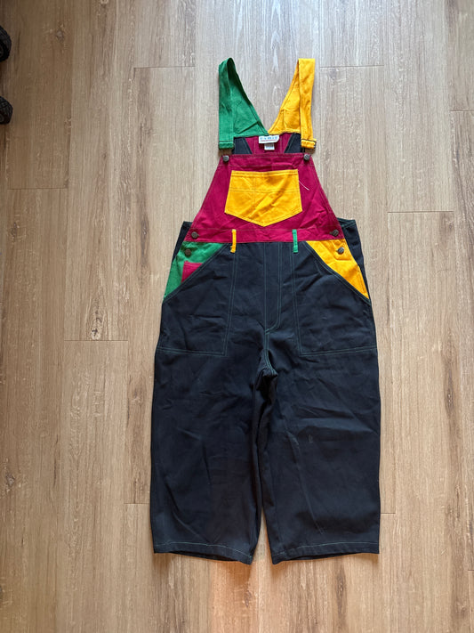 Vintage 90s U.S. Blue Official Jeans Funky Will Smith Fresh Prince Of Bel-Air Overall Pants