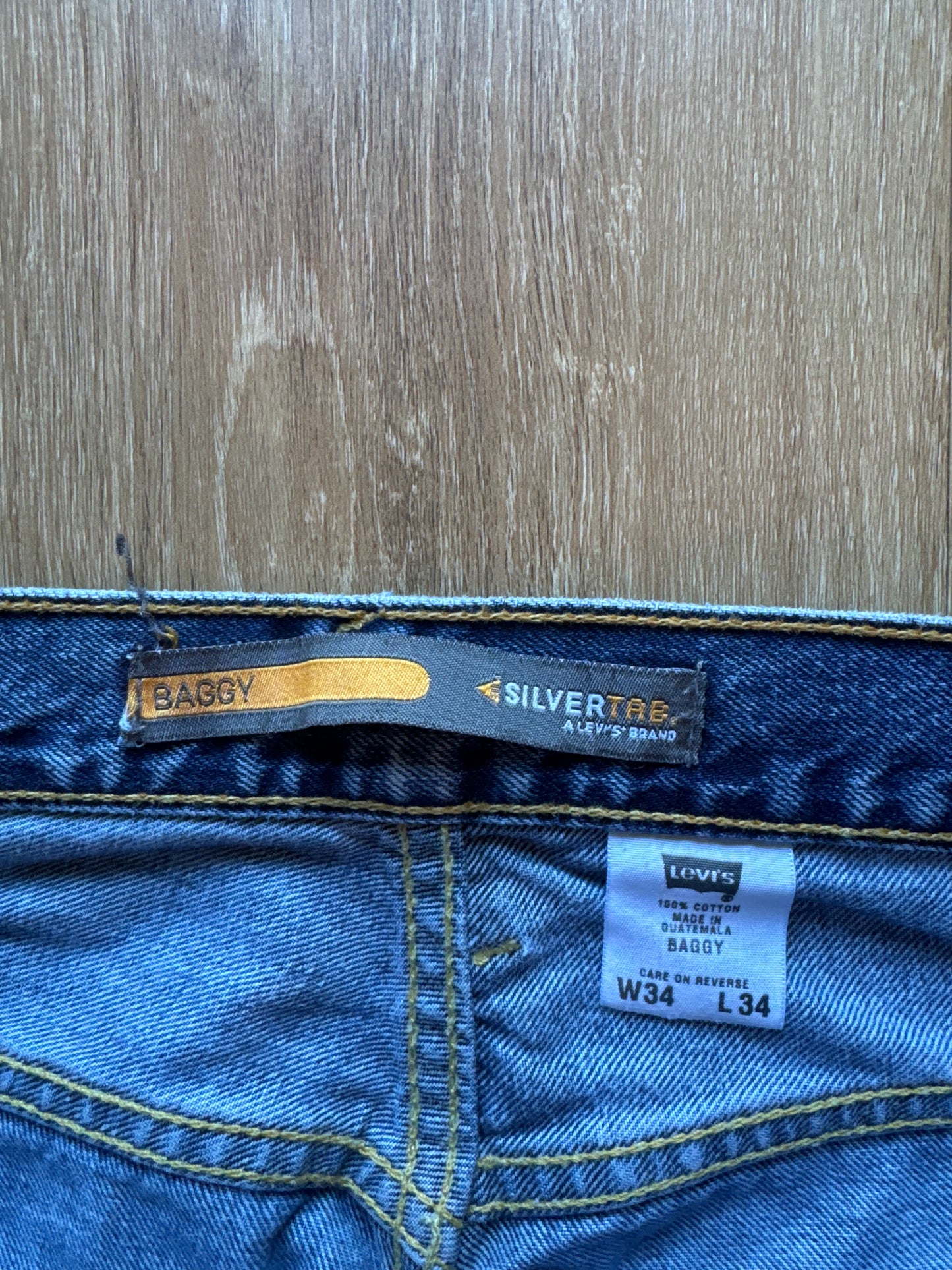 Vintage Levi’s Silver Tab Baggy Blue Denim Jeans