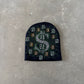 Vintage Y2K Money Dollar Sign Bedazzled Skully Beanie Hat
