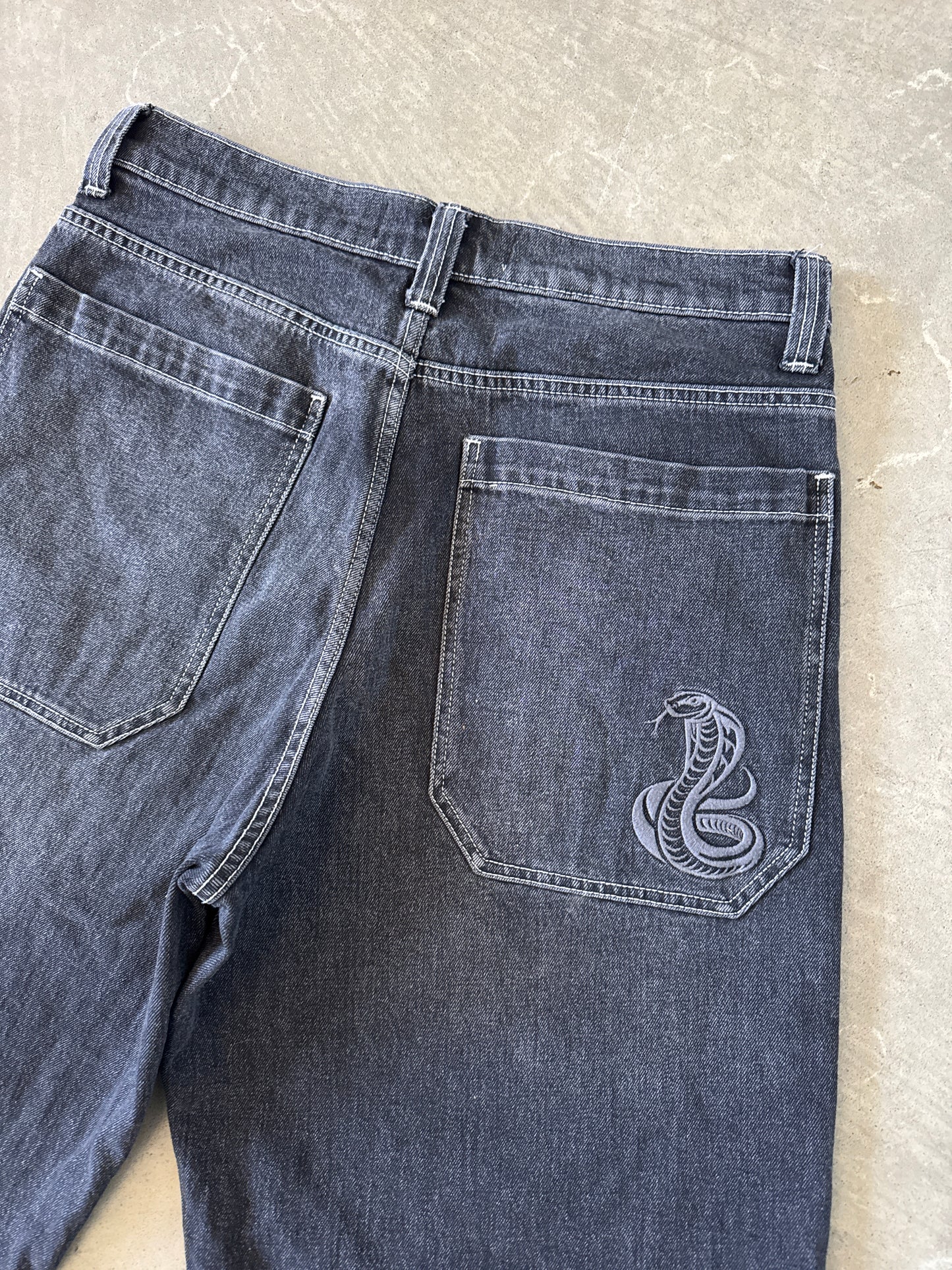 Hollister Washed Black Skater Baggy Jeans