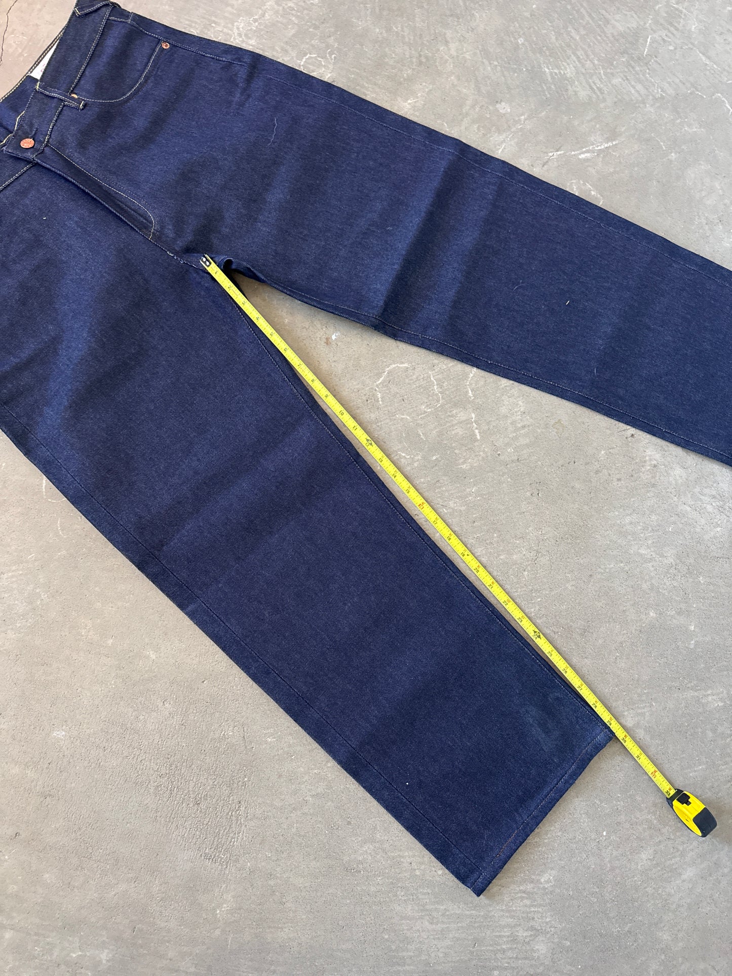 Evisu Embroidered Japanese Wave Art Salvage Denim Jeans