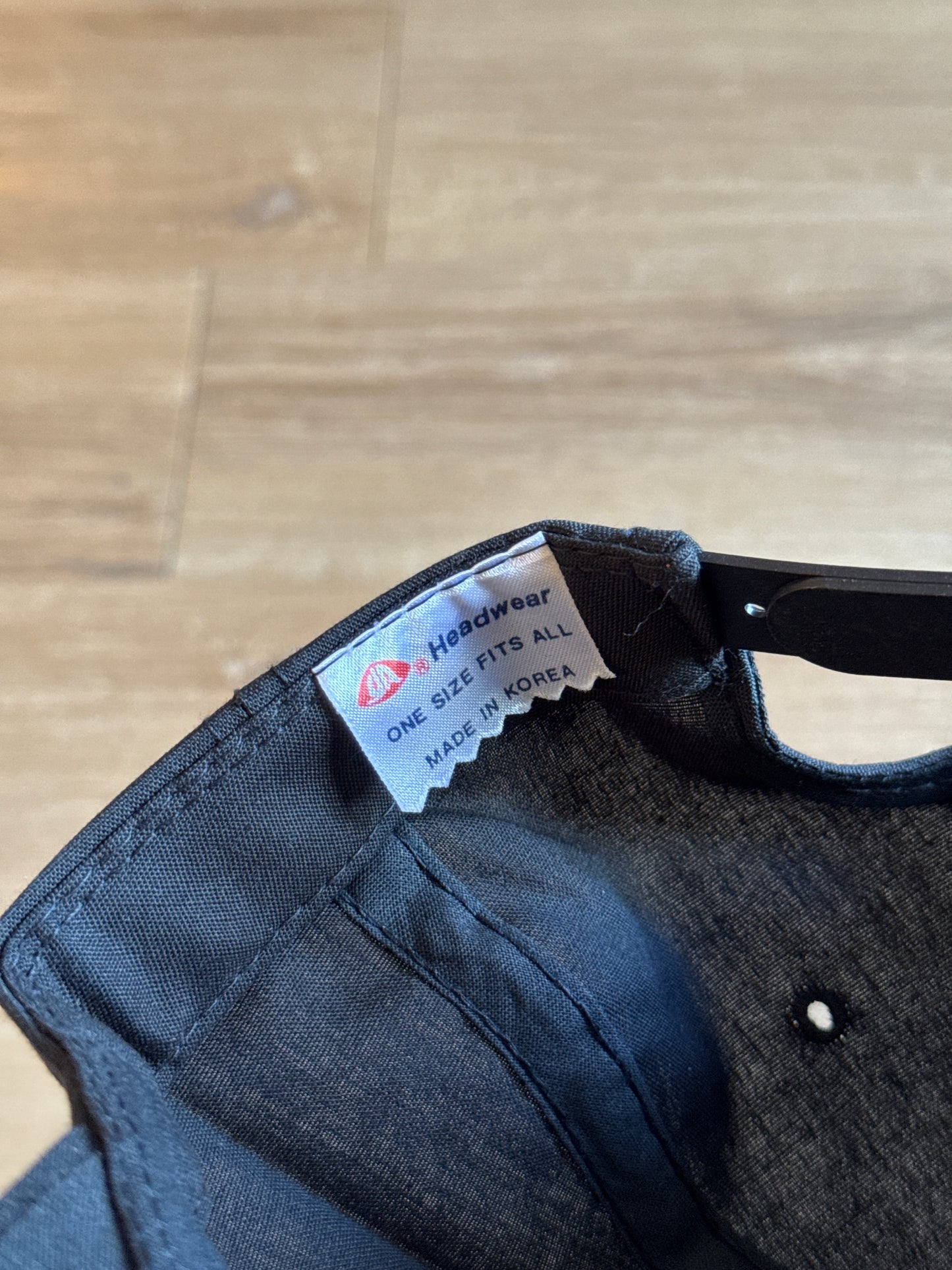 Vintage 90s New York Giants Metal Plate Snap Back Hat