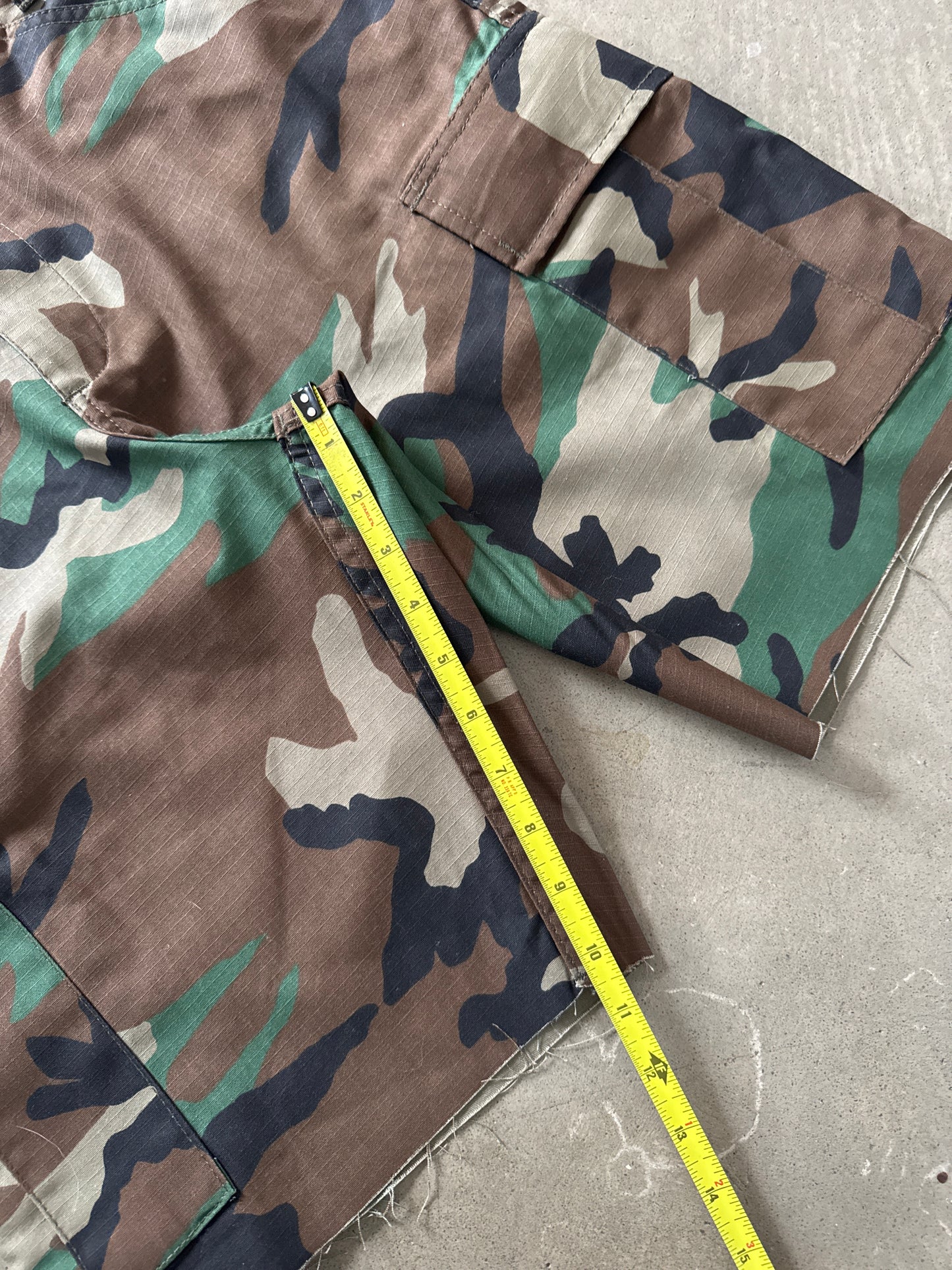 Urban Renewal Military Camo Cargo Shorts