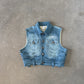 Y2K Akdmks Women’s Embroidered On The Money Vest