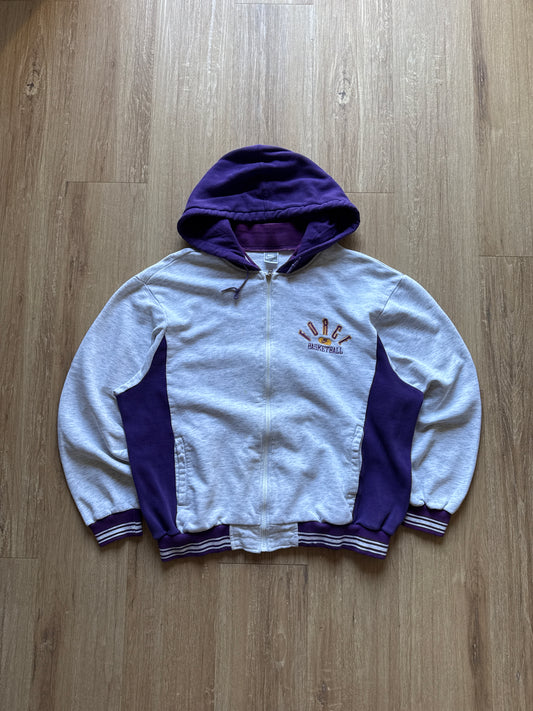 Vintage 90s Nike Force Basketball Hooded Zip Up