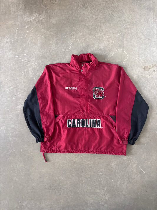 Vintage 90s Russell Athletic University Of South Carolina Gamecocks Windbreaker Pullover