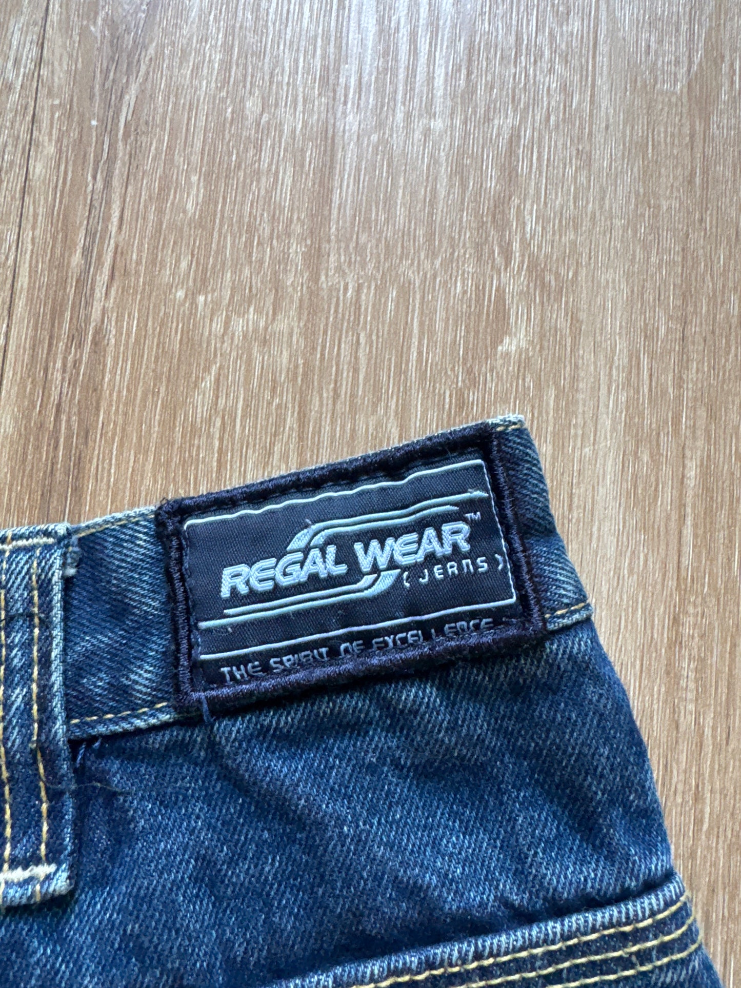 Y2K Regal Wear Denim Jean Long Shorts Jorts