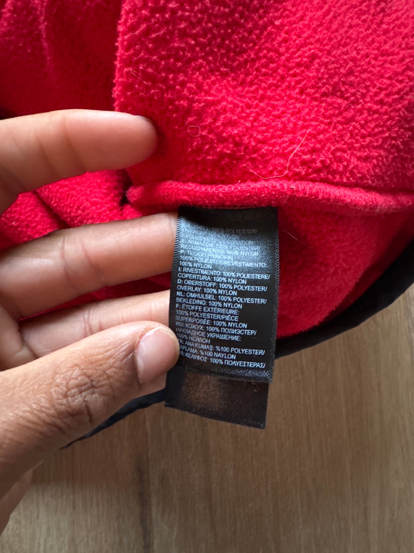 Supreme The North Face Arc Logo Denali Fleece Red SS19 Jacket