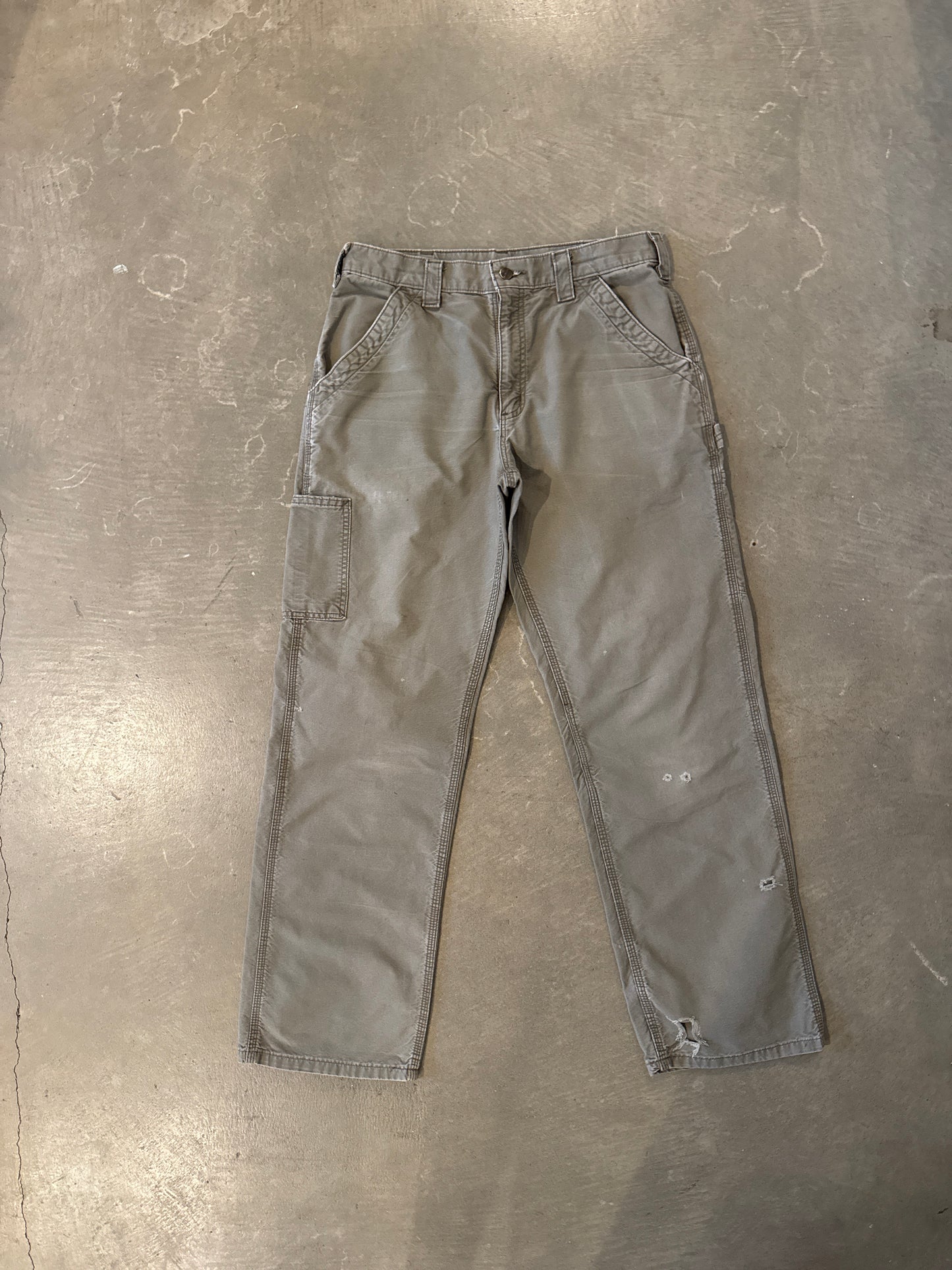 Carhartt Original Dungaree Fit Dark Tan Carpenter Pants