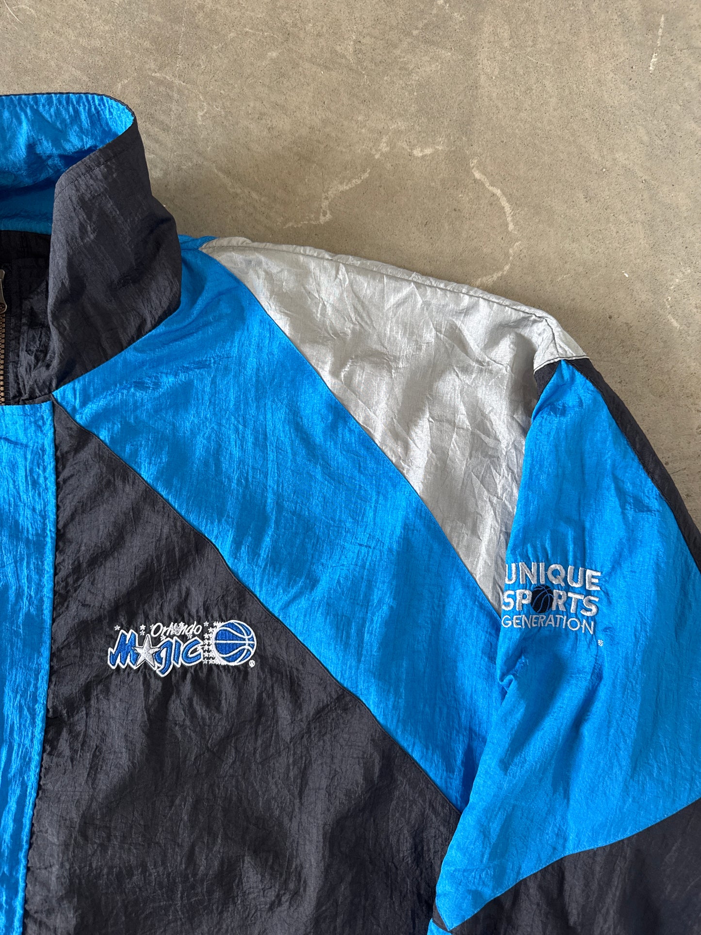 Vintage 90s NBA Orlando Magics Reversible Windbreaker Jacket