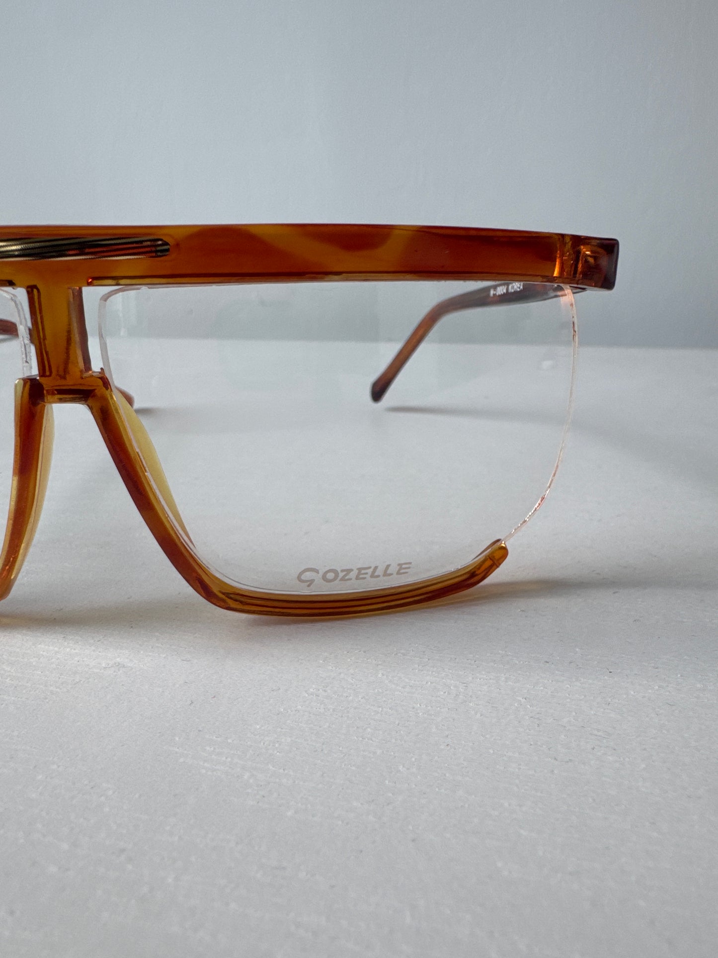 Vintage 90s Gozelle Hip Hip Style Cheetah Glasses