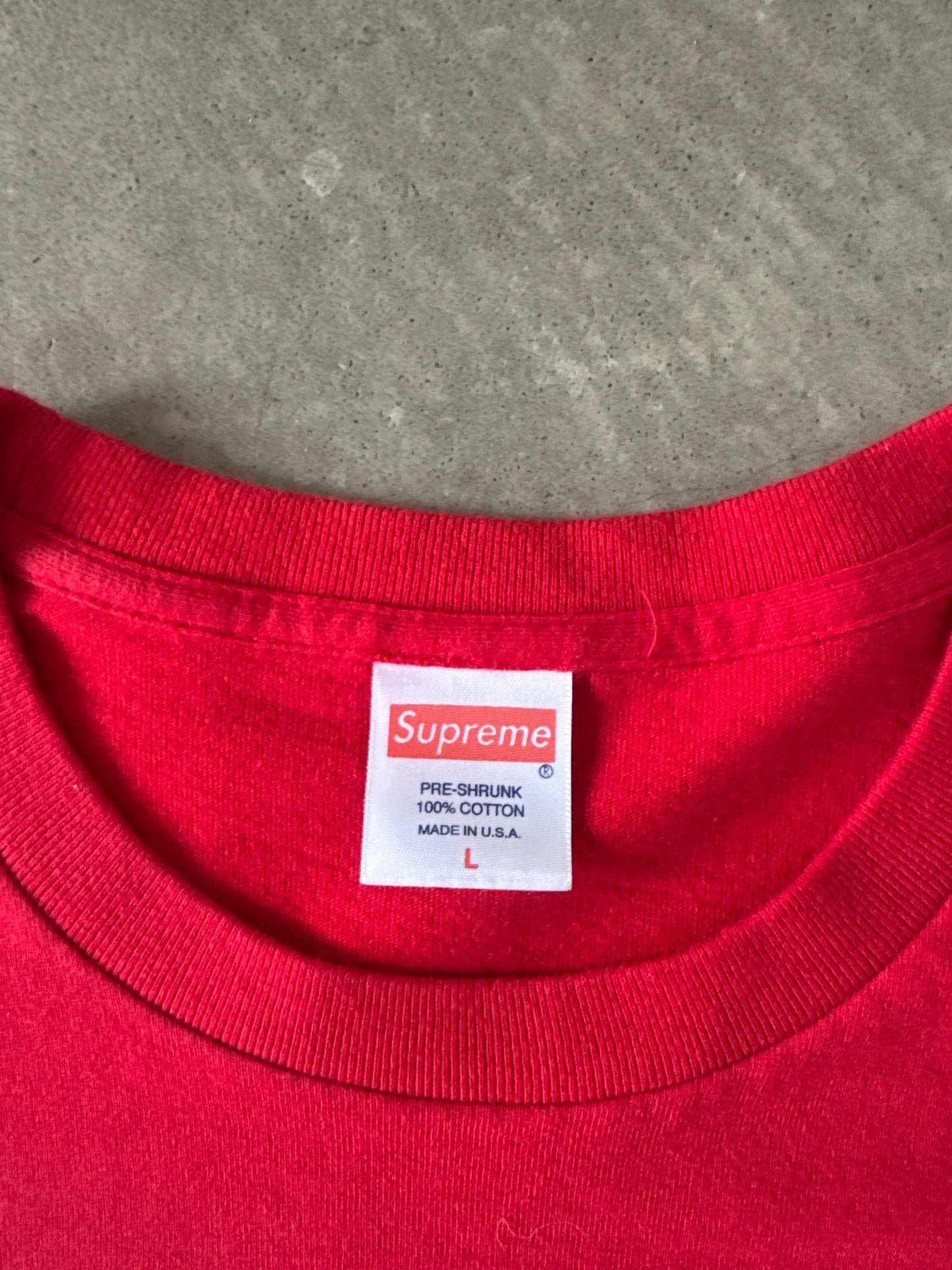Supreme Nun Long Sleeve Red Tee