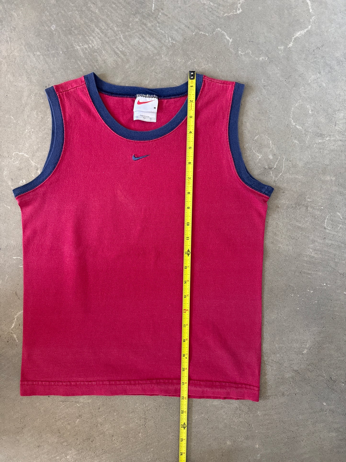 Vintage Youth Nike Center Swoosh Sleeveless Tee