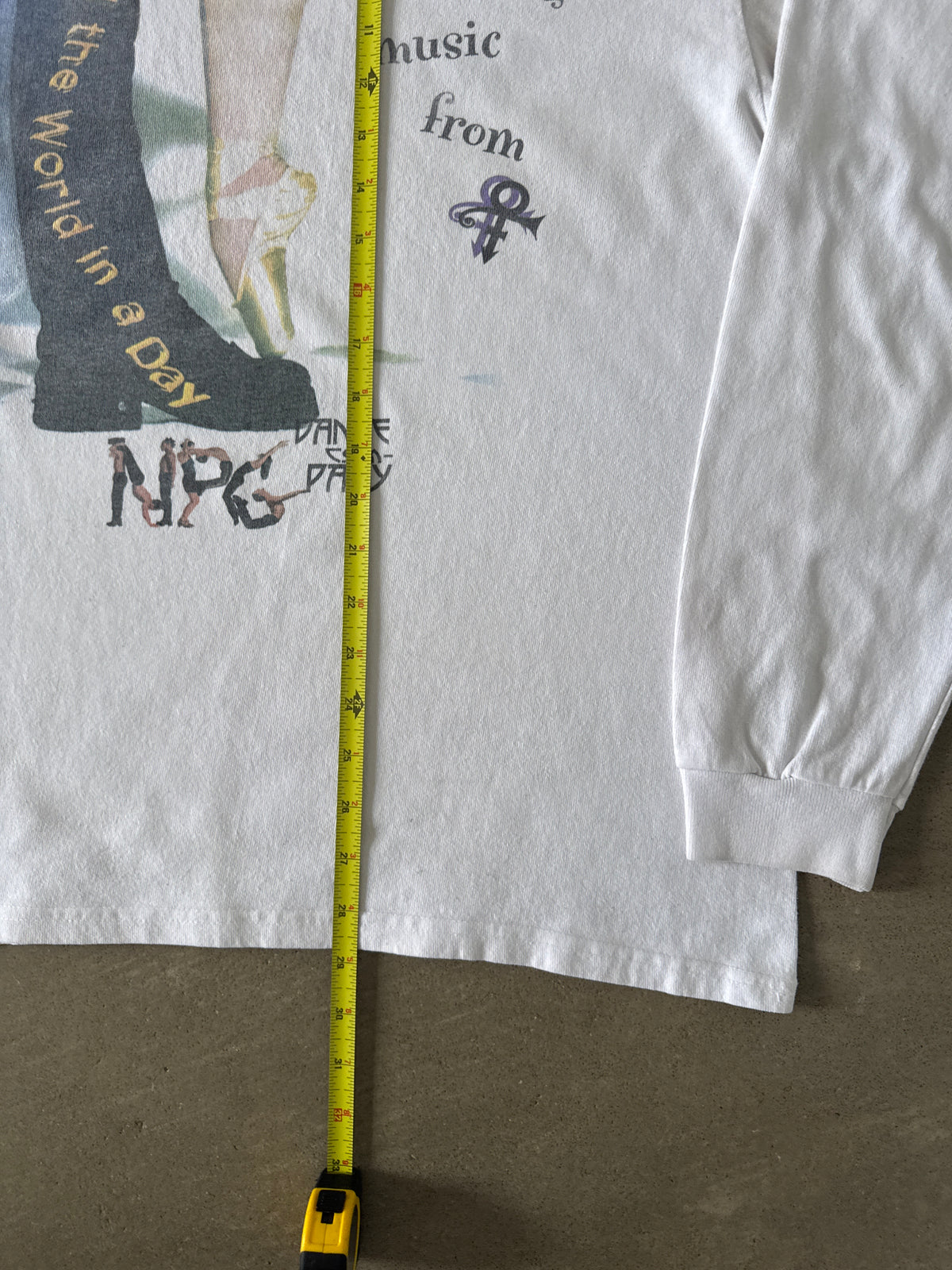 Vintage 1997 Prince New Power Generation Around The World In A Day Tour Long Sleeve Tee
