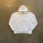 Vintage Nike White Embroidered Logo Quarter Zip Hoodie