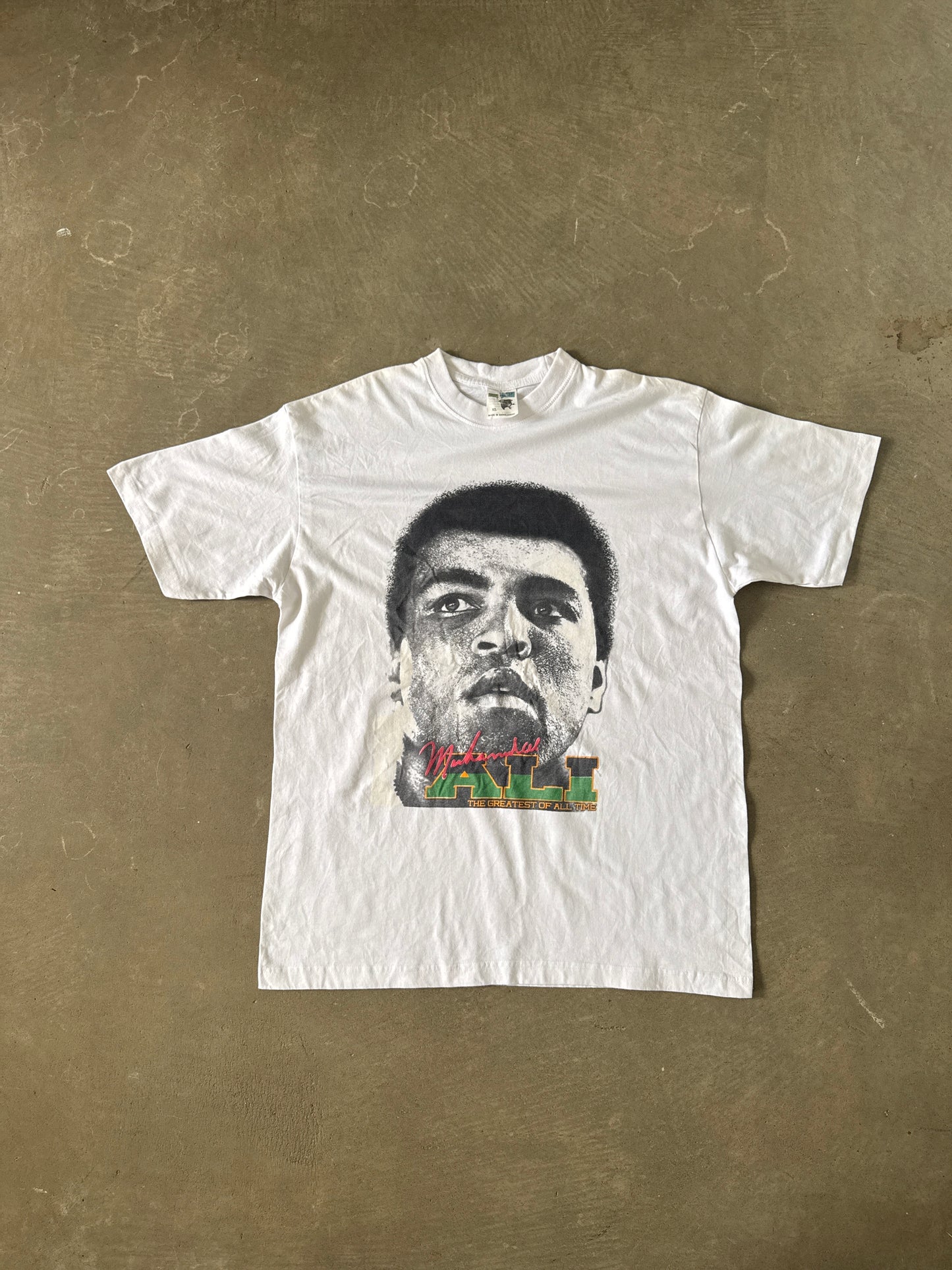 Vintage Muhammad Ali The Greatest Of All Time Big Head Tee
