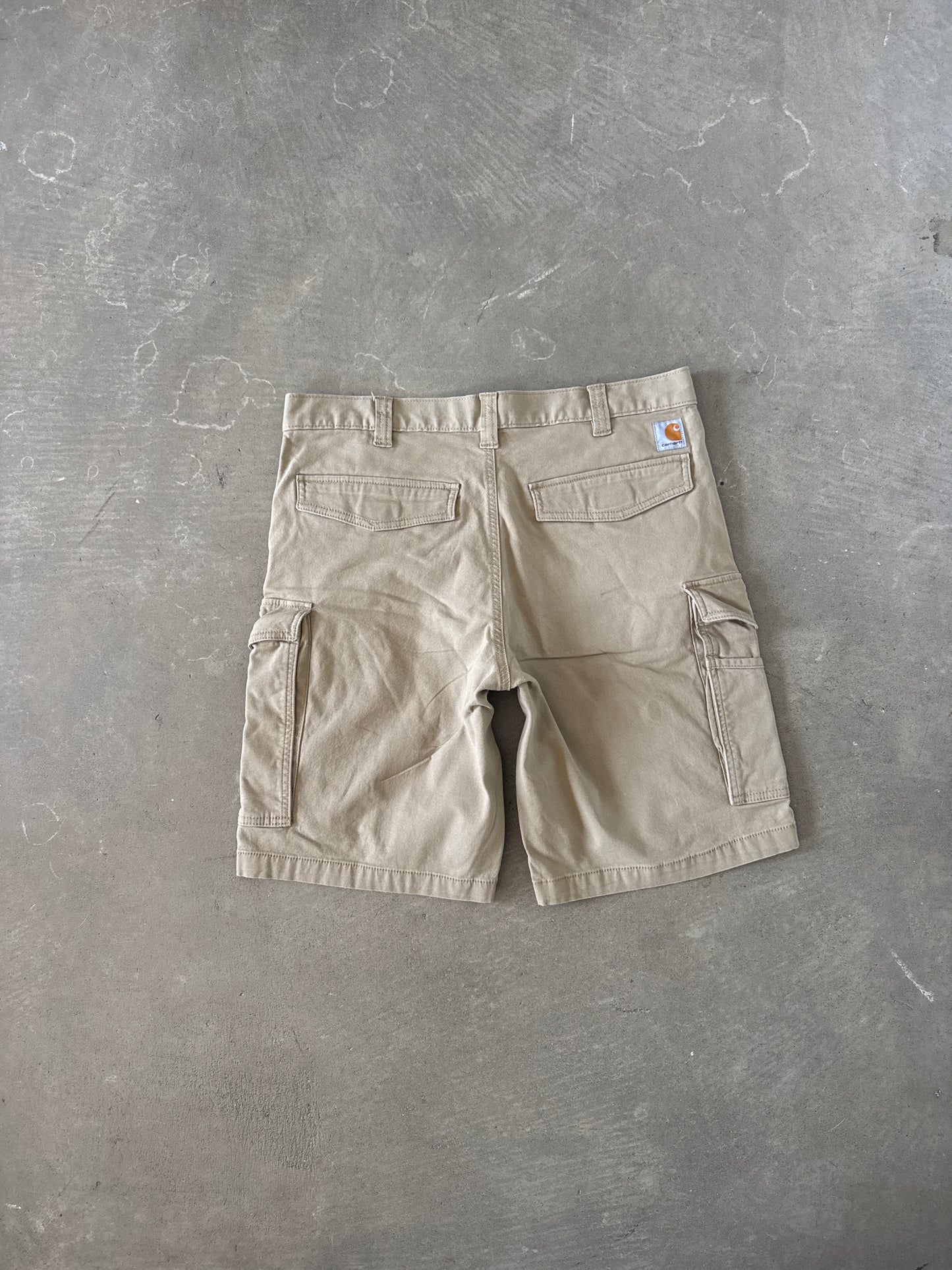 Carhartt Relaxed Fit Tan Cargo Shorts