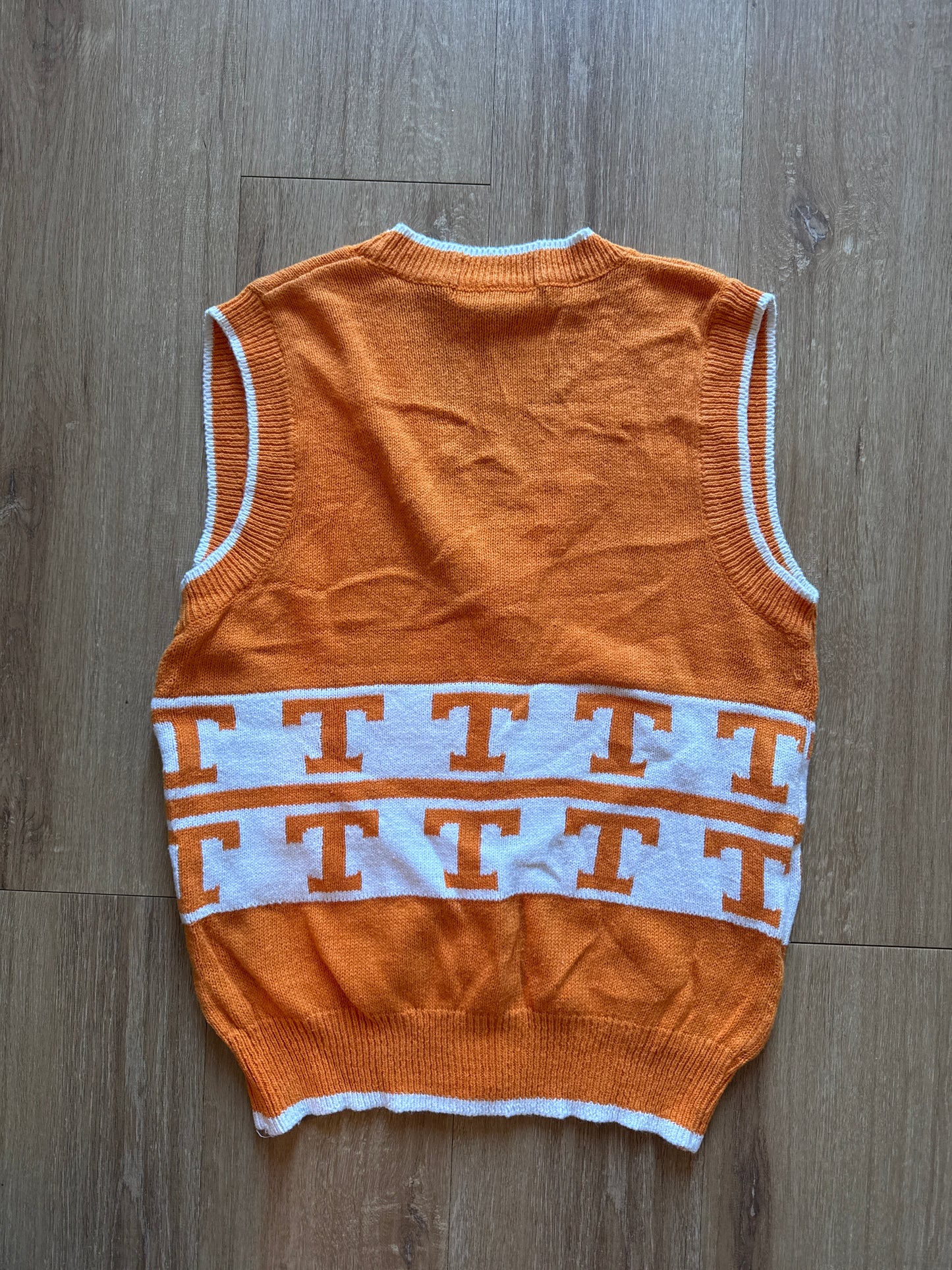 Vintage Joe College Sport University Of Tennessee Volunteers Sweater Vest