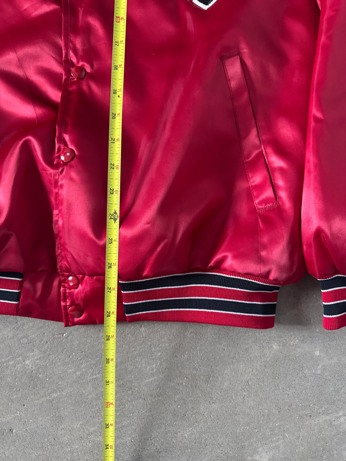 Vintage 90s University Of South Carolina Gamecocks Signed By Marcus Lattimore Satin Bomber Jacket