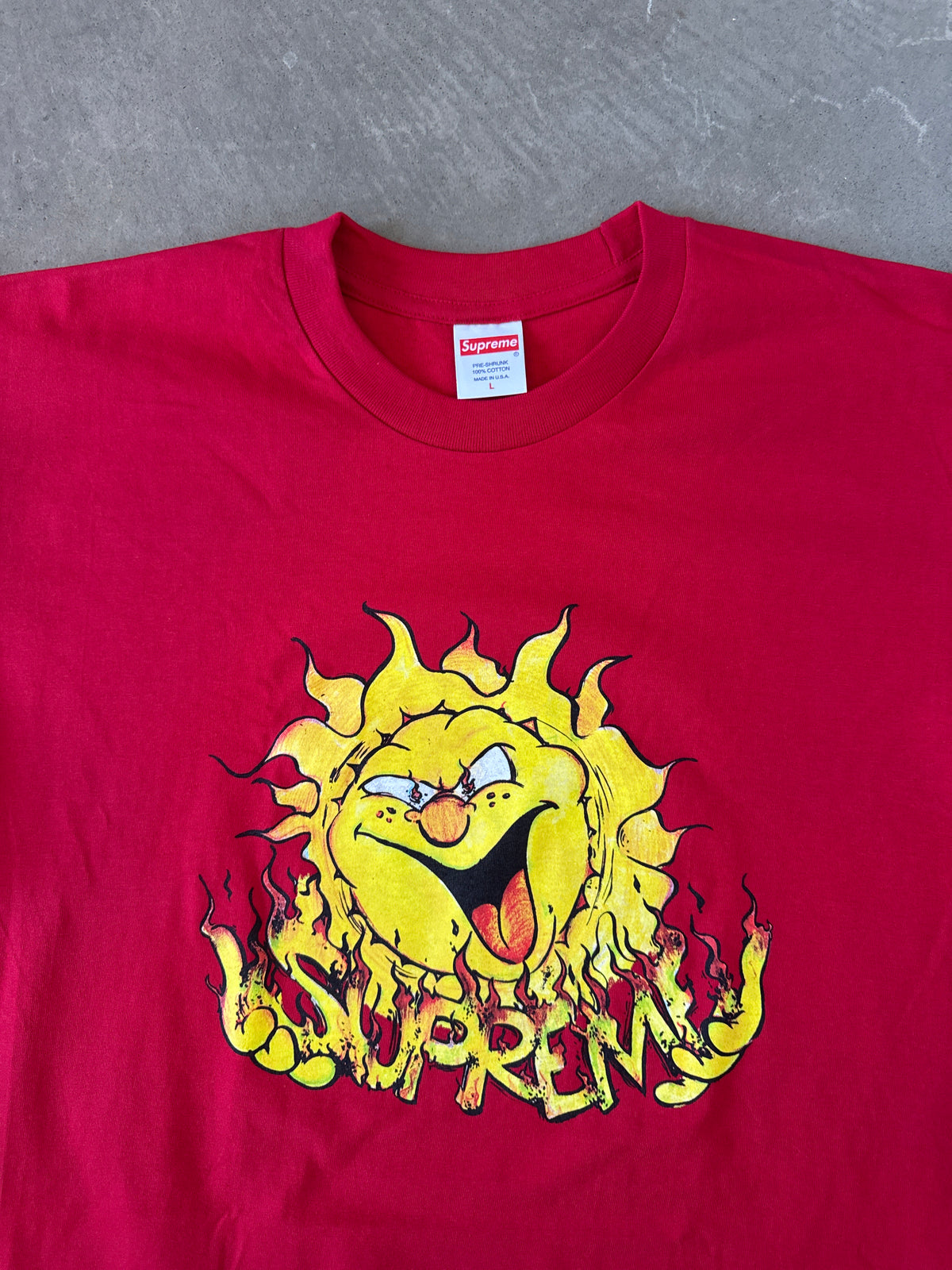 Supreme Sun Red Tee (FW20)