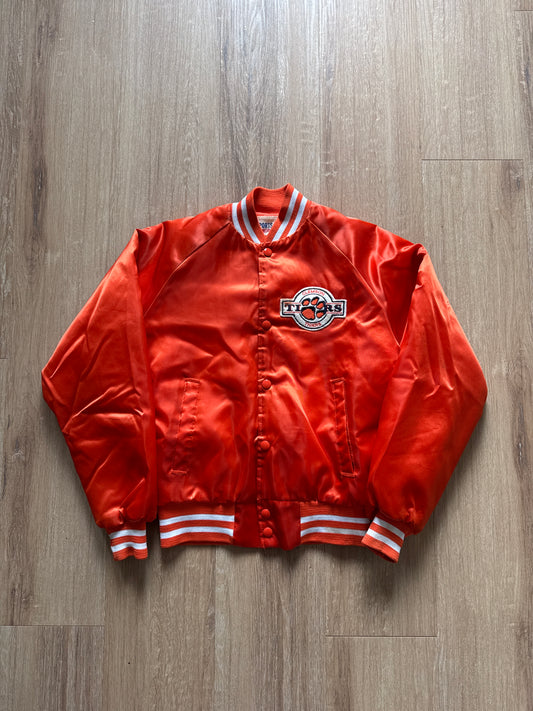 Vintage Sport Wear House University Of Clemson Tigers Satin Jacket