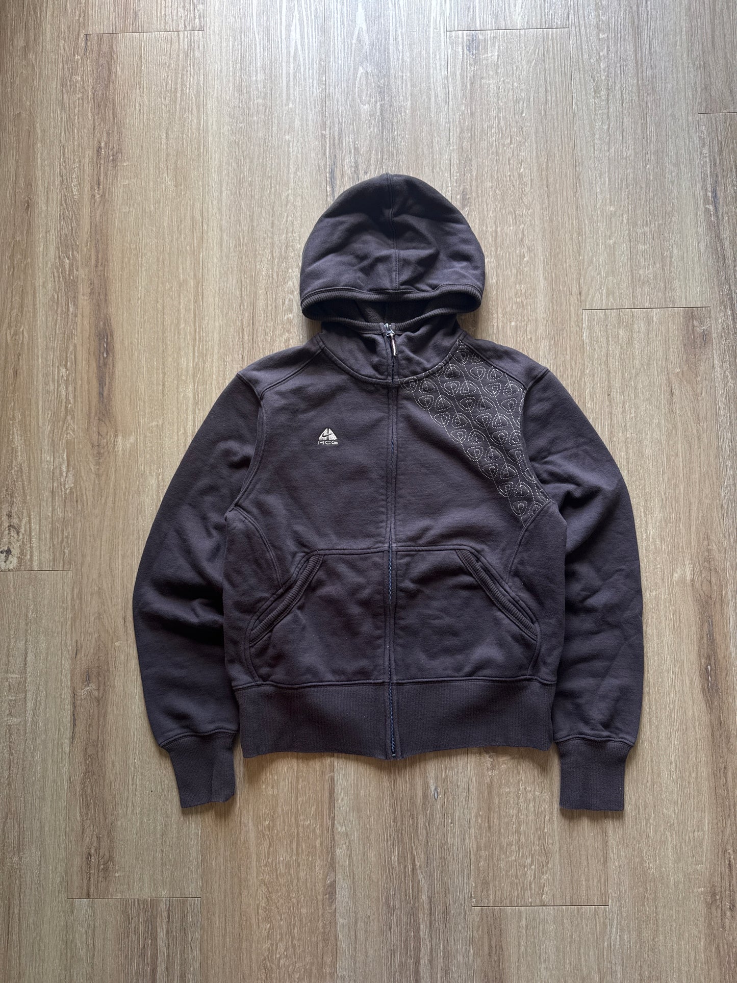 Nike Women’s ACG Embroidered Logo Hooded Zip Up Jacket