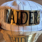 Vintage 90s Oakland Raiders Metal Plate Snap Back Hat