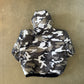 Vintage Nova Snow Camo Flight Bomber Fur Hooded Jacket