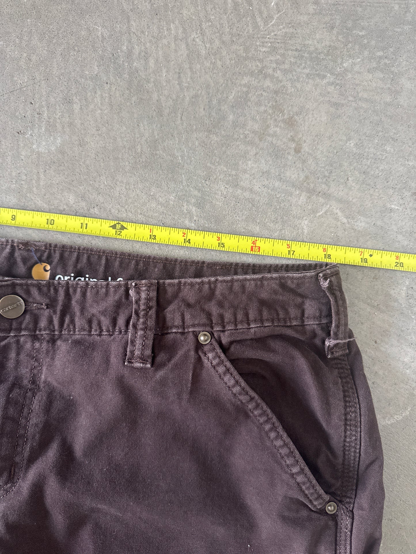 Carhartt Original Fit Brown Double Knee Carpenter Pants