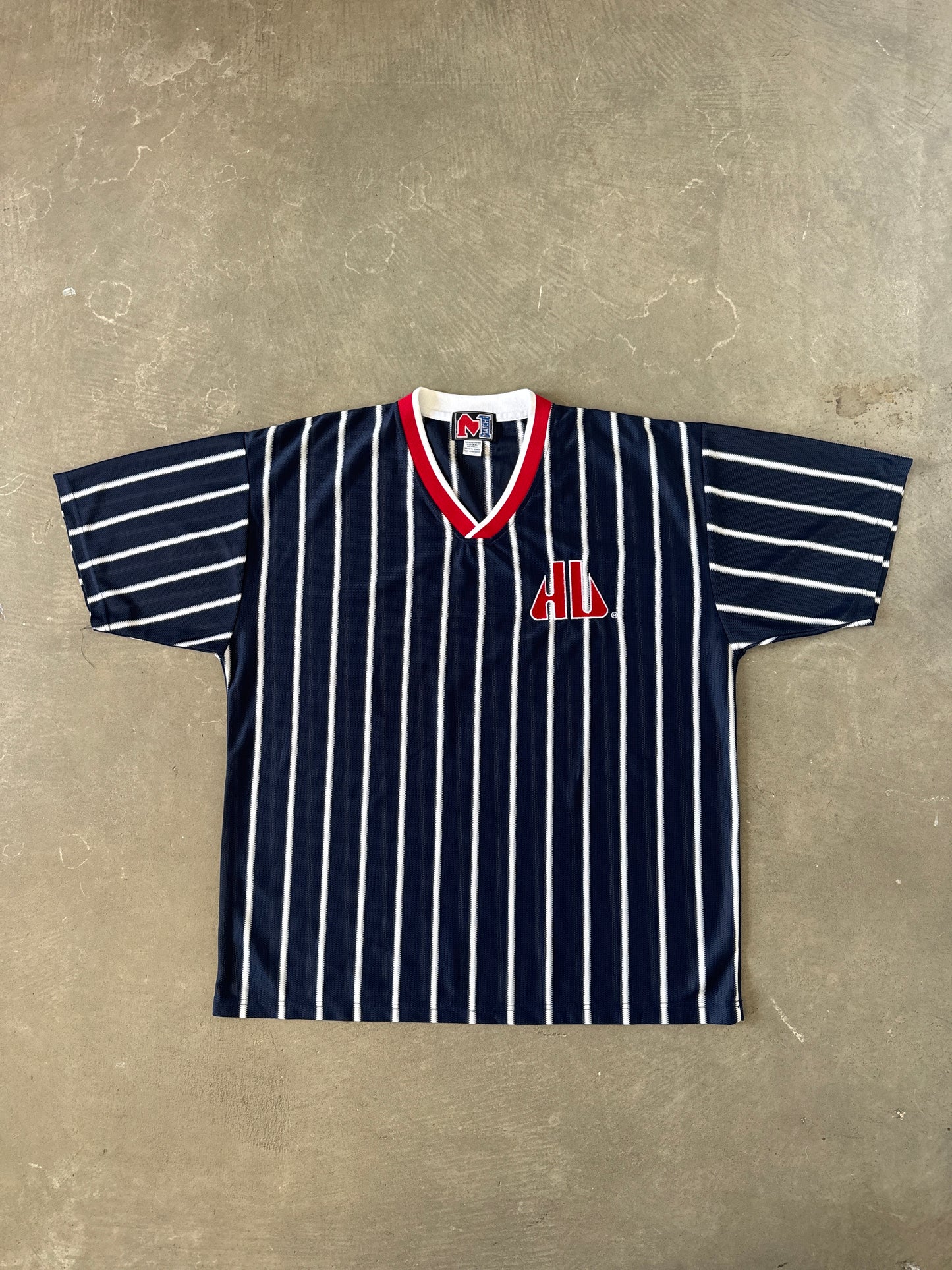 Vintage Match 1 Howard University Bison Striped Jersey