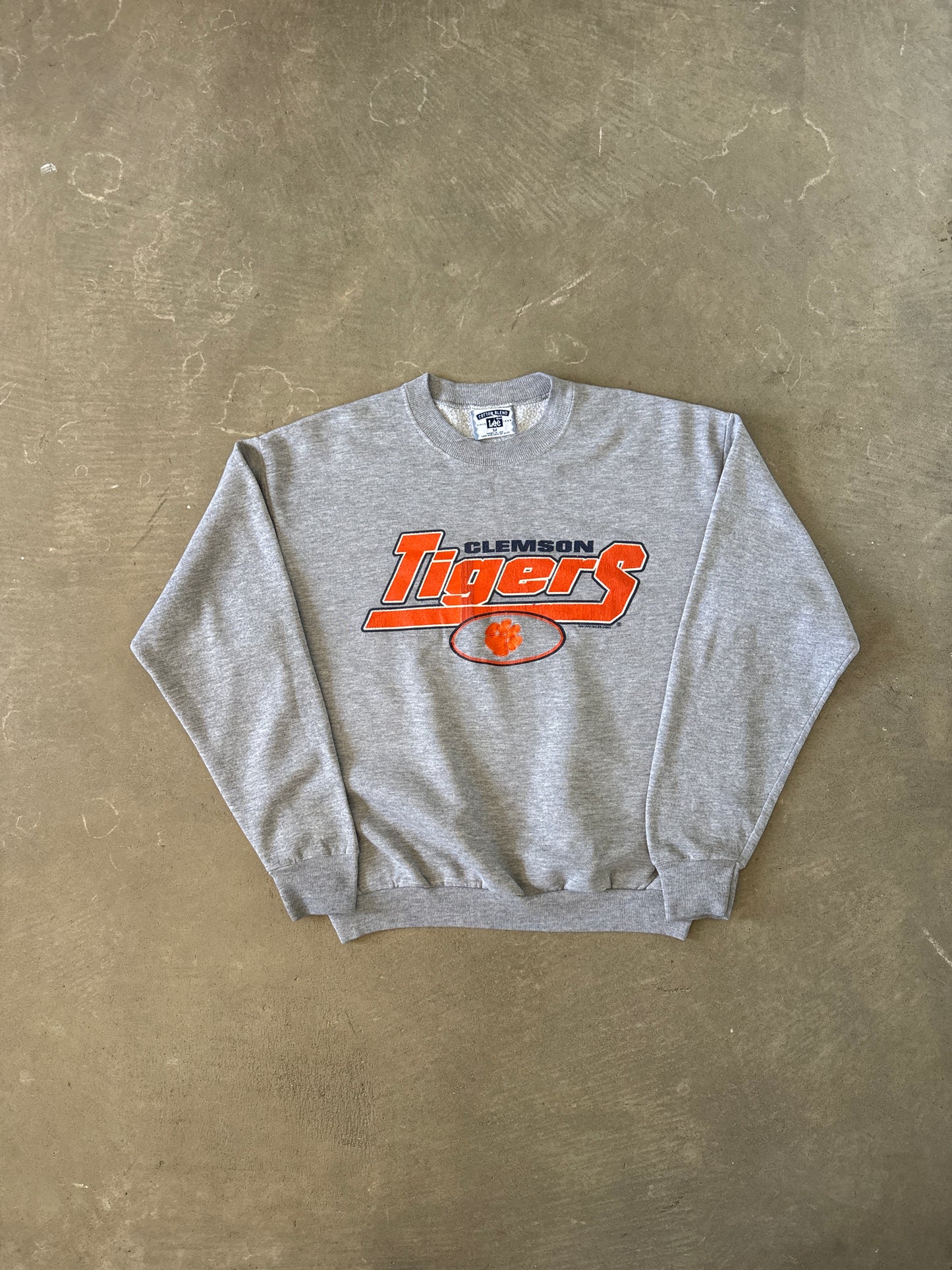 Vintage 90s Lee Clemson University Tigers Logo Sweatshirt