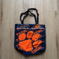 Vintage University Of Clemson Tigers Tote Bag