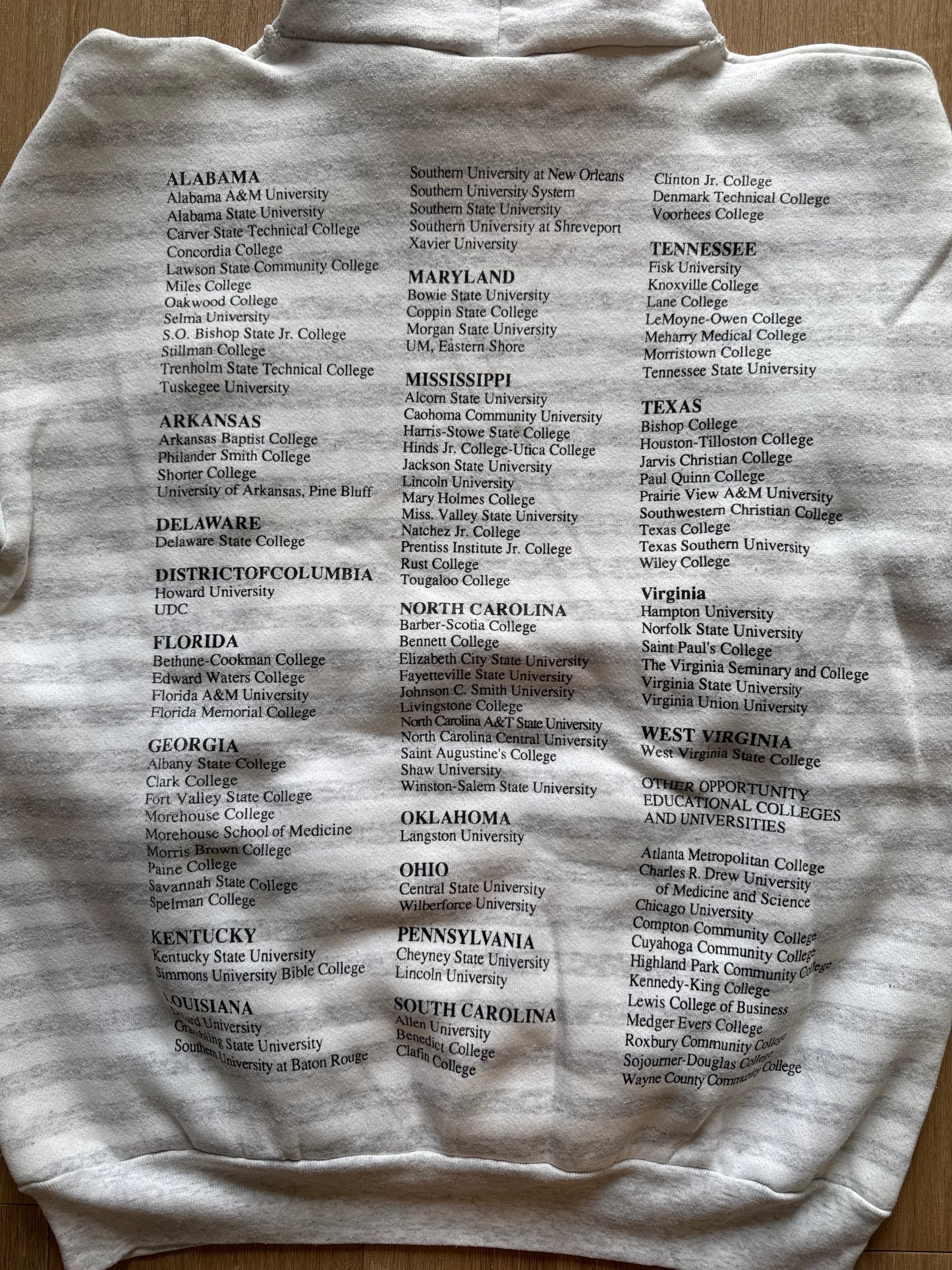 Vintage University Of African American HBCU Hoodie